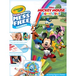 Image for Crayola Color Wonder Coloring Pad & Markers, Mickey, 18 Pages from School Specialty