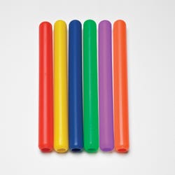 Image for Sportime Beginner Relay Batons, 11-1/2 Inches, Assorted Colors, Set of 6 from School Specialty