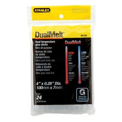 Image for Stanley Dual Temperature Mini Glue Stick, 0.28 x 4 Inches, Clear, Pack of 24 from School Specialty