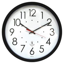 Image for Chicago Lighthouse Contemporary SelfSet Clock, 14-1/2 inches, Black from School Specialty