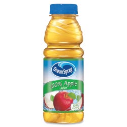Image for Ocean Spray Bottled Apple Juice, 15.2 Ounces, 12 Per Carton from School Specialty