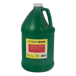 School Smart Tempera Paint, Green, 1 Gallon Bottle Item Number 2002733