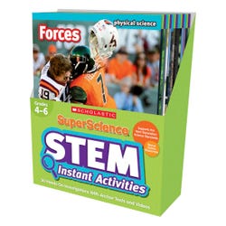 Image for Scholastic SuperScience STEM Activity, Set of 30, Grades 4 to 6 from School Specialty