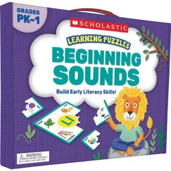Scholastic Learning Puzzles: Beginning Sounds, Grades PreK-1 Item Number 2002269