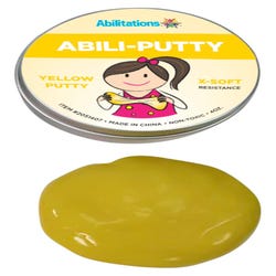 Image for Abilitations Abili-Putty, X-Soft, 4 Ounces, Yellow from School Specialty