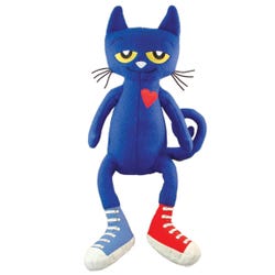 Image for MerryMakers Pete the Cat Plush Doll, 14-1/2 Inches from School Specialty