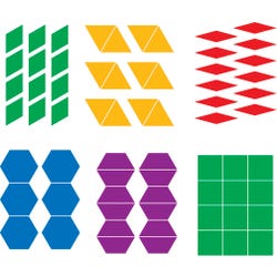 Image for Ellison SureCut Die Set Pattern Blocks, 1 Inch Sides, 6 Dies from School Specialty