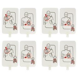 Image for Prestan UltraTrainer AED Trainer Electordes, Adult/Pediatric, Pack of 4 from School Specialty