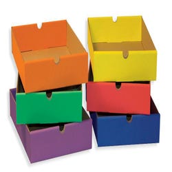 Image for Classroom Keepers Drawer for Shelf Organizer, 2-1/2 x 10-1/4 x 13-1/4 Inches, Assorted Colors, Pack of 6 from School Specialty