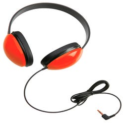 Image for Califone Listening First 2800-RD Over-Ear Stereo Headphones, 3.5mm Plug, Red, Each from School Specialty