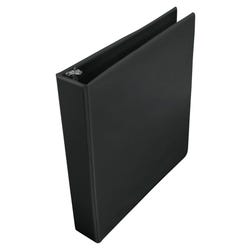 Image for School Smart D Ring View Binder, Polypropylene , 1-1/2 Inches, Black from School Specialty