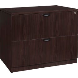 Image for Lorell Prominence Laminate Lateral File, 2 Drawers, 36 x 22 x 29 Inches, Espresso from School Specialty