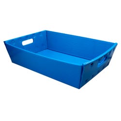 Flipside Plastic Letter Tray, Blue, Pack of 4, Item Number 2093672