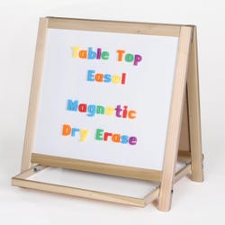 Image for Crestline Magnetic Tabletop Easel, 18 x 18 x 19-1/2 Inches, Hardwood from School Specialty