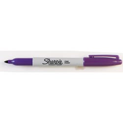 Image for Sharpie Fine Permanent Markers, Purple, Pack of 12 from School Specialty