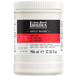 Liquitex Non-Toxic Heavy Body Gel Acrylic Medium, 1 Quart, Transparent Gloss Item Number 800510