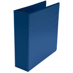 Image for School Smart D Ring View Binder, Polypropylene, 3 Inches, Blue from School Specialty