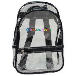 Childcraft Backpack, Clear, Large, Item Number 1594658