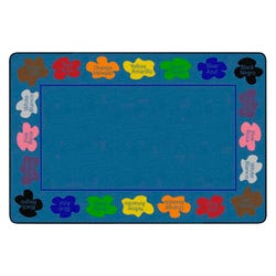 Image for Childcraft Learn Your Colors Bilingual Carpet, 4 x 6 Feet, Rectangle from School Specialty
