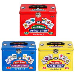 Image for Super Duper Articulation Cards with Illustrations, Set 1, 2, & 3 Combo Kits from School Specialty