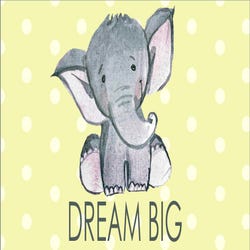 Image for Childcraft Nursery Elephant Carpet, 5 x 8 Feet, Rectangle from School Specialty