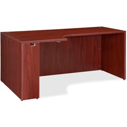 Image for Classroom Select Laminate Left Corner Credenza, 70-7/8 x 35-3/8 x 29-1/2 Inches, Mahogany from School Specialty