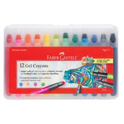 Faber-Castell Gel Crayon Set, Assorted, Set of 12 Item Number 1511950