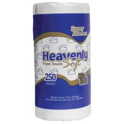 Heavenly Soft Big Roll Paper Towels, Perforated, 2-Ply, White, 250 Sheets, Case of 12 Item Number 1369244