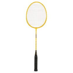 Sportime Yeller Economy Steel Badminton Racquet, 26 Inches, Yellow/Black Item Number 003356