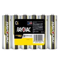 Rayovac Ultra Pro Alkaline C Batteries, 6 Pack 2133748