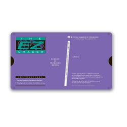 Image for E-Z Grader Test Quiz and Homework Scorer, 8-1/2 x 4-3/4 Inches, Purple from School Specialty