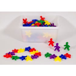Childcraft People Connectors Manipulatives, 3 Inches, PreK, Set of 100 284401