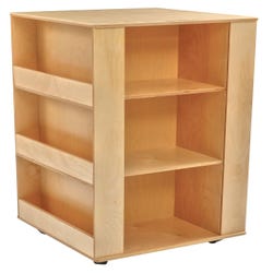 Image for Childcraft Mobile Library Stand, 23-1/2 x 23-1/2 x 43-1/4 Inches from School Specialty