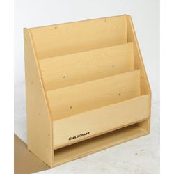 Image for Childcraft Book Stand with Dry-Erase Panel, 3 Shelves, 24 x 9-1/4 x 24 Inches from School Specialty