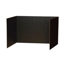 Pacon Recycled Privacy Board, 48 x 16 Inches, Black, Pack of 4, Item Number 1466769