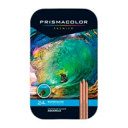 Image for Prismacolor Premier Non-Toxic Water Soluble Watercolor Pencil Set, Assorted Color, Set of 24 from School Specialty