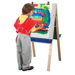Image for Childcraft Basic Double Adjustable Easel, Dry Erase Panels, 24 x 23-5/8 x 44-3/4 Inches from School Specialty