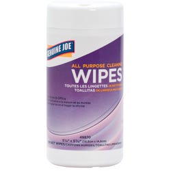 Image for Genuine Joe All Purpose Cleaning Wipe, 100 Pre-moistened wipes from School Specialty
