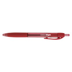 Image for School Smart Retractable Hybrid Gel and Ink Pens, Red, Pack of 12 from School Specialty