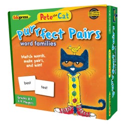 Image for Edupress Pete the Cat Word Families Game from School Specialty