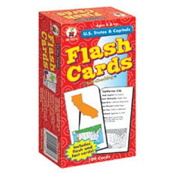 Image for Carson Dellosa U.S. States and Capitals Flash Cards from School Specialty