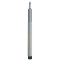 Image for Faber-Castell Pitt Metallic Artist Pens, 1.5 Millimeter, Fine Tip, Silver, Pack of 10 from School Specialty