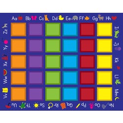 Image for Childcraft Colorful Squares Carpet, 8 x 12 Feet, Rectangle, Primary from School Specialty