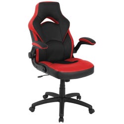 Image for Classroom Select Bucket Seat Gaming Chair, 20-1/2 x 28 x 47-1/2 Inches, Red and Black from School Specialty