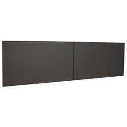 Image for Lorell Comm. Desk Series Charcoal Stack-on Hutch -- Door Kit, f/ 60" Hutch, Charcoal from School Specialty