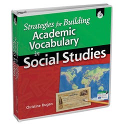 Image for Shell Education Strategies for Building Academic Vocabulary in Social Studies, Grades 1 to 8 from School Specialty