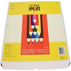 Image for School Smart Colored Pencils, Assorted Colors, Pack of 250 from School Specialty