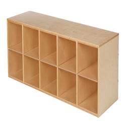 Image for Childcraft Stacker Compartment Storage, 10-Tray Capacity, 46-1/4 x 14-1/4 x 13-3/4 Inches from School Specialty