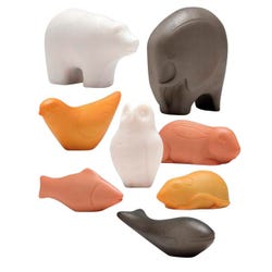 Image for Yellow Door Sensory Play Animal Stones, 8 Pieces from School Specialty