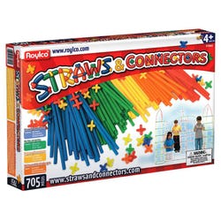 Image for Roylco Jumbo Straws and Connector Kit, 705 Pieces from School Specialty
